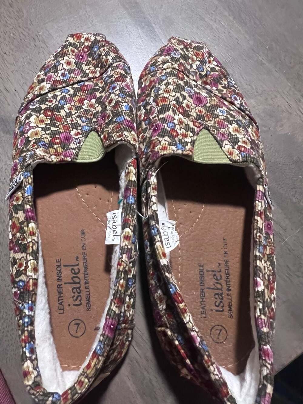 Bob's Skechers memory foam womens SZ 9 Multi color woven fabric